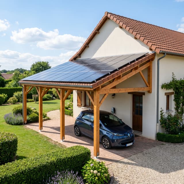 Carport & Pergola Solaire Photovoltaïque