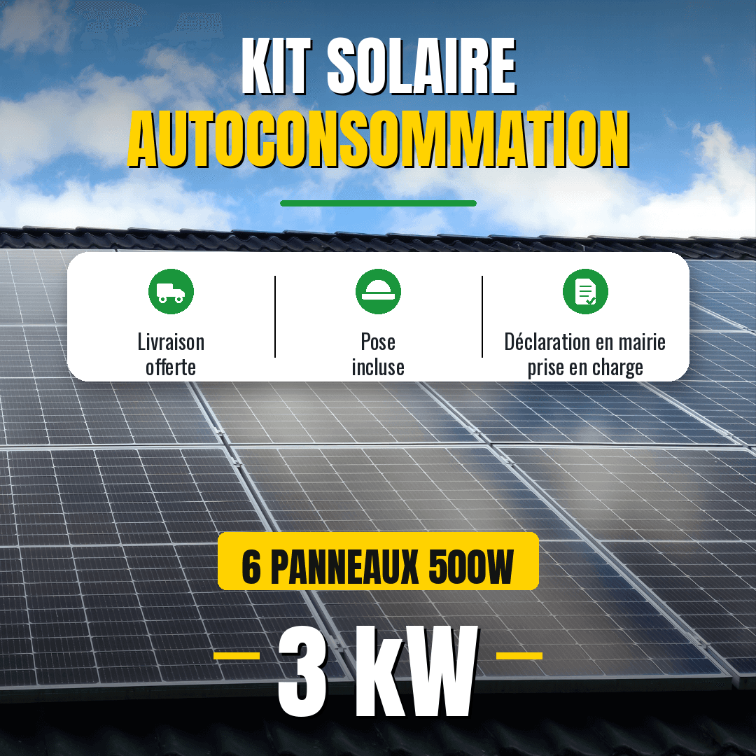 Kit Autoconsommation Solaire 3 kWc